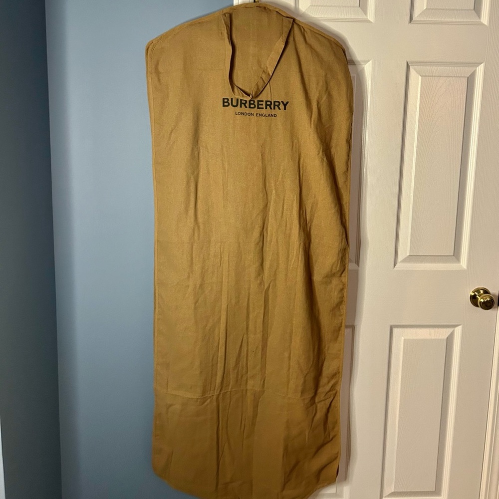 Burberry Beige Nylon Hooded Trench Coat - Picture 9 of 9